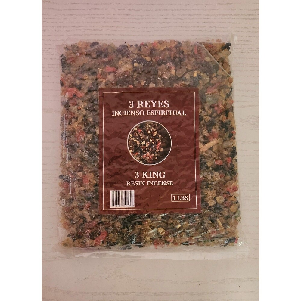 3 Reyes Incienso Espiritual de Resina - 1 lb (16 oz) Three Kings Resin Incense